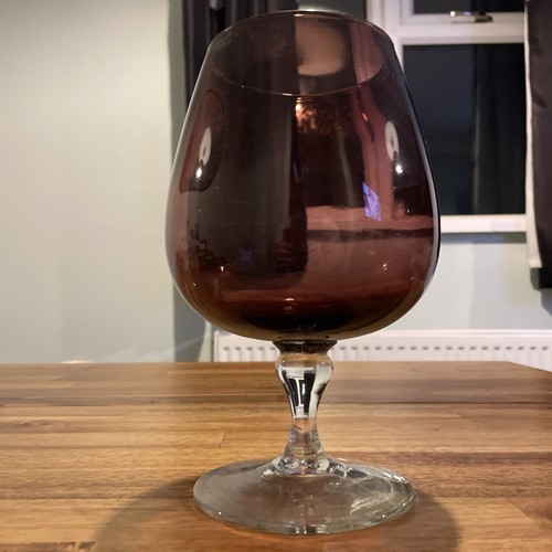 Vintage oversized brandy glass - vintage,