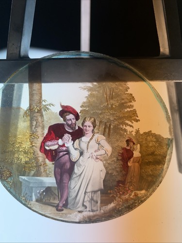 Magic lantern victorian glass - magic,
