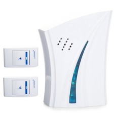Wireless Door Bell With Two Remote Buttons And Batteries