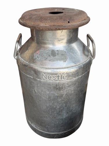 Vintage steel nestle milk - steel,