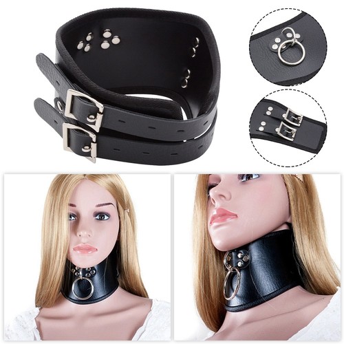 Leather neck collar corset - pu,