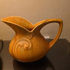 Signed Vintage Beswick Art Deco Pottery Jug 1930s Creamer Milk Water Jug Collect