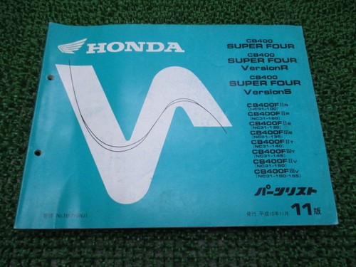 Cb400sf parts list 11th - cb400sf,