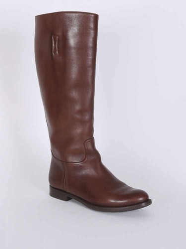 Leather long boots - leather,