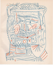 Pablo Picasso - Red and Blue