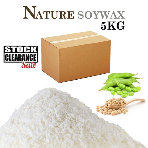 5kg 100 pure soy wax - pure, soya