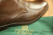 Crockett & Jones Tetbury Brown Suede Chukka Boots Shoes Mens UK 10 E US 11 New