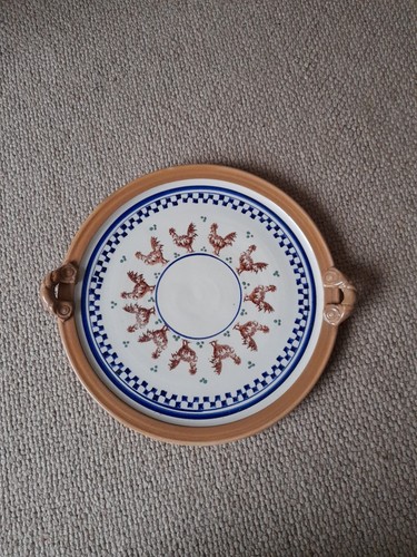 Vintage spongeware cockerel - vintage,