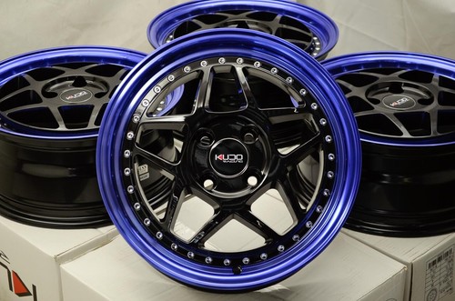 Black wheels rims 4x100 - 15",