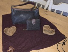 Mulberry Scotchgrain Bag And Purse Set 