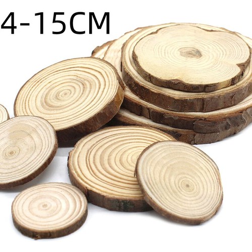 15cm natural wood slices - 4-15cm,