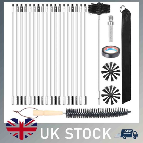 Flexible chimney sweep set - flexible,