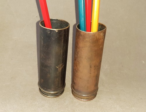 Trench art stand for pencils - art,