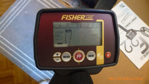 New not box fisher - in, f22