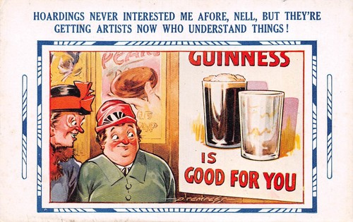Postcard comic beer - comic, theme
