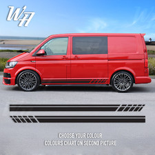 SIDE STRIPES  For VW T4 T5 T6 TRANSPORTER STICKERS CAMPER VAN GRAPHICS DECALS
