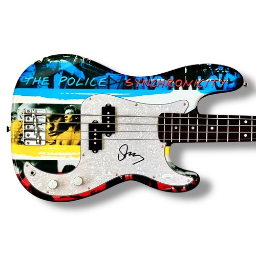 Sting signed guitar custom - signed,