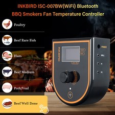 EU BBQ Temperature Controller Smokers WiFi Bluetooth Grills Cooking Exhaust Fan 