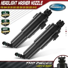 2X LEFT & RIGHT HEADLIGHT WASHER NOZZLE JET SPRAYER FOR BMW E90 E91 E92 E93 NEW