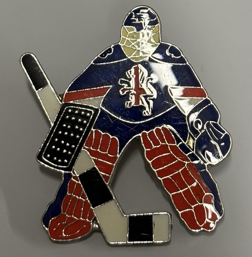 Ice hockey team goalie pin - team,