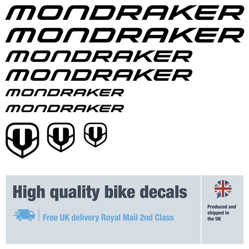 Mondraker bike labels decals - /,