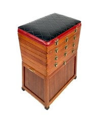 Vintage 1950s Wooden Sewing