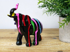 Small Graffiti Elephant Statue