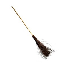 TRADITIONAL BESOM BROOM WITCHES BROOMSTICK GARDEN LEAF SWEEPING HALLOWEEN 369