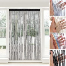 Hanging String Curtains Panels Door Fly Screen Room Divider Net String Curtain