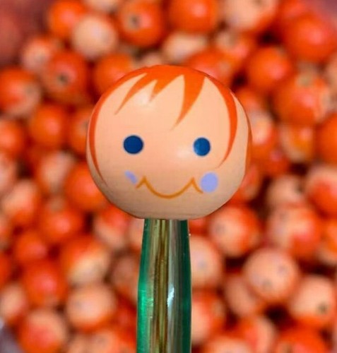 Doll head beads - doll,
