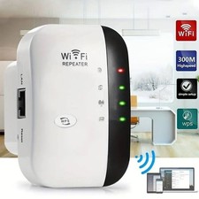 WiFi Signal Extender Range Repeater Booster Internet Amplifier 300Mbps UK Plug