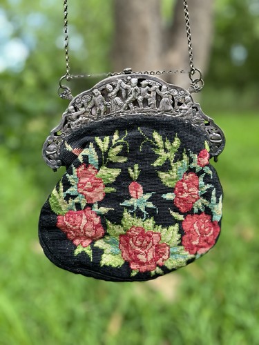 Vtg 1920 chatelaine evening - vtg,