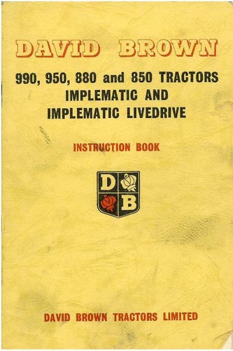 David brown tractor 850 880 - david,