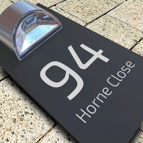 House number plaques - number,