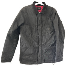 A.P.C. x Carhartt Gabrielle Chore Jacket Medium Waxed Cotton WIP Michigan Black