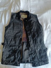 Barbour waxed gilet, original