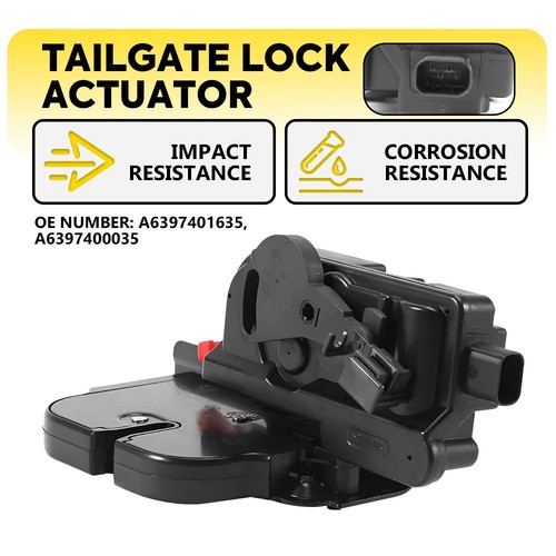Rear tailgate lock - rear,