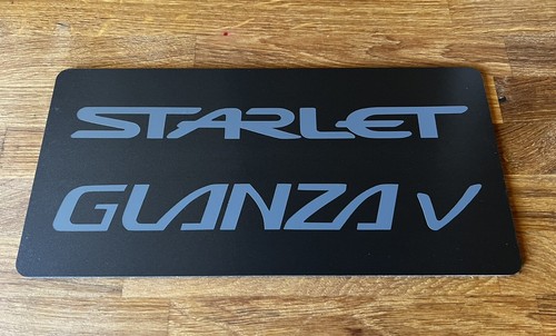 Starlet glanza show plate - show,