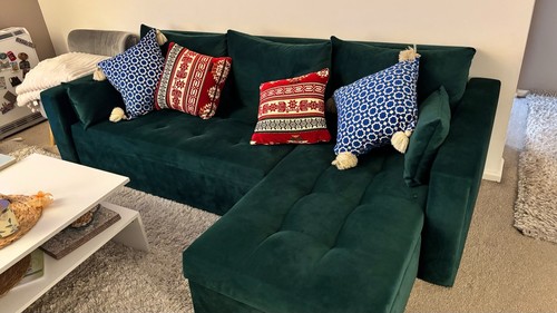 Dako green tufted corduroy - dako,