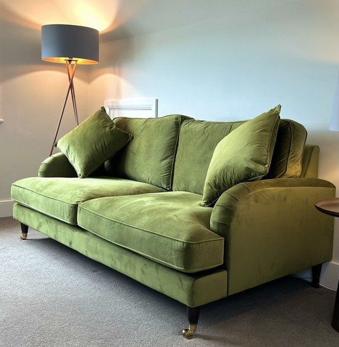 Four seater sofa - sofa, velvet