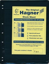 HAGNER FIRST DAY COVER STOCK