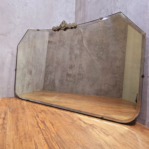Vintage art deco bevelled edge - vintage,