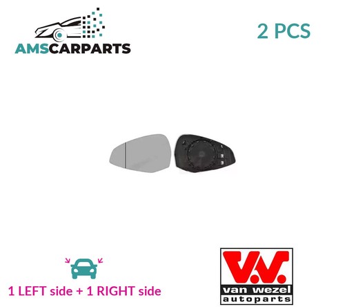 Rear view mirror glass pair - mirror,