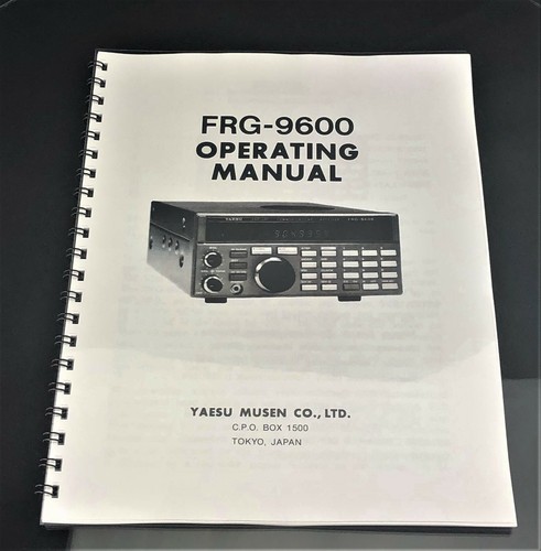 Yaesu frg 9600 instruction - yaesu, frg-9600
