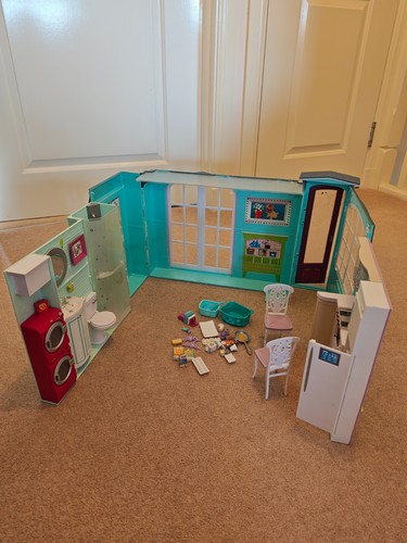 Barbie house fold - fold, up
