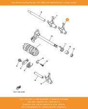 YAMAHA Fork, Shift 1