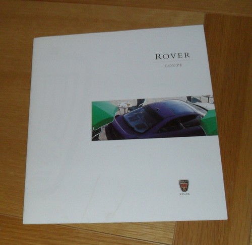Rover coupe brochure 1997 - coupe,