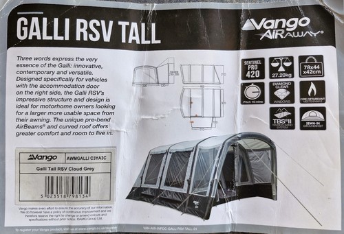 Vango galli air - awning,