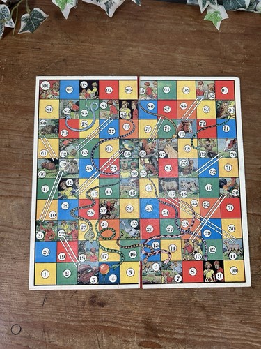 Vintage snakes and ladders - vintage,