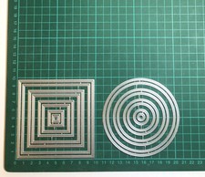 16pcs Square & Circle Frames